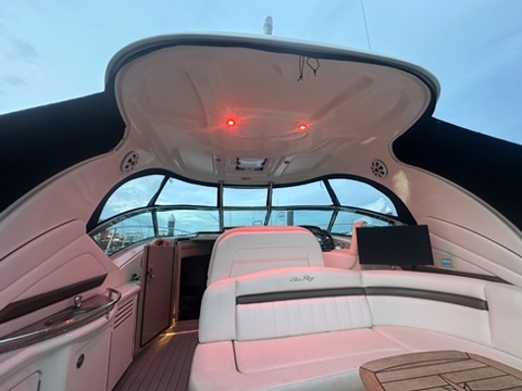Captain's helm station